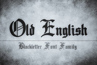 Authentic Old English Fonts for Modern Design