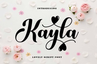 Kayla Font: Creative Typeface for Design Projects