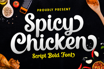 Spicy Chicken Font Designs for Vibrant Projects